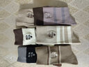 Cofni高檔襪子女士刺繡小熊純棉襪子女中高筒棉襪堆堆襪學(xué)生襪秋冬 6雙禮盒裝：自選顏色請備注 配品牌禮盒送人有面 6雙 均碼 曬單實(shí)拍圖