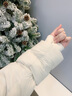 坦博爾泡芙連帽羽絨服女短款韓版面包服小個子秋冬外套TBF530360D 知春米 XS (155) 曬單實拍圖