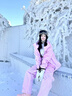ISEE MIGGA【滿(mǎn)鉆系列】單板滑雪服女款3L寬松雪服套裝男裝備防水防風(fēng)雪服 粉色滿(mǎn)鉆-套裝 M 曬單實(shí)拍圖