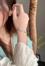 芯奢手鏈女韓版簡(jiǎn)約時(shí)尚學(xué)生閨蜜手鏈情侶首飾女生日七夕禮物送女友 海洋之心手鏈藍 曬單實(shí)拍圖