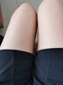 昏鏡 黑色五分休閑運動短褲子女學生韓版寬松百搭外穿高腰闊腿褲夏 黑色 M 【建議85-100斤】 曬單實拍圖