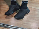星世線Flex 3D打印鞋運動恢復洞洞鞋戶外溯溪一腳蹬防滑耐磨 蟲洞黑 41 曬單實拍圖