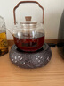 茶大師 小院櫻飛 煮茶器南部鑄鐵壺老鐵生鐵茶壺銅壺電陶茶爐電茶爐家電 老巖泥小鶯歌小號標準版1200W 曬單實(shí)拍圖