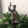正義化身忒彌斯天平擺件仿銅司法公平公正雕塑雕像律師事務(wù)所辦公室法律法官法學(xué)生 歐陽侖舒 大號：長27寬18高73 曬單實拍圖
