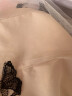卡吉蘭娜短袖连衣裙女夏季女装韩版遮肚显瘦气质小个子拼接网纱刺绣裙子 图片色 M（105-115斤） 实拍图
