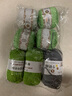艾秀8號珍珠蕾絲線純棉鉤針線手工編織diy夏季細(xì)鏤空衣服披肩毛線團(tuán) 206果綠 曬單實拍圖