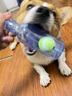 MamyPets 狗玩具發(fā)聲耐咬磨牙自己玩解悶神器小中大型犬互動(dòng)寵物益智玩具 藍(lán)色【帶球】發(fā)聲耐咬 曬單實(shí)拍圖