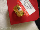 千影黃金戒指9999足金男士招財進(jìn)寶發(fā)財福寶字真金素金方戒按克送老公 福字重5.95-6.2g (含工費20) 曬單實(shí)拍圖