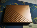 西部數據（WD） Type-C移動(dòng)硬盤(pán) 金屬面板 My Passport Ultra加密2.5英寸 標配送包 5TB （WDBFTM0050BGD）金色 曬單實(shí)拍圖