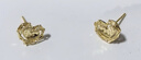 六福珠寶 足金愛(ài)心黃金耳釘閃耀心形耳飾 計價(jià)GJGTBE0011 約1.97克 曬單實(shí)拍圖
