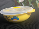 樂(lè )扣樂(lè )扣（LOCK&LOCK） 樂(lè )扣樂(lè )扣餐具卡通圖案不銹鋼帶蓋兒童碗小學(xué)生飯盒湯碗保鮮盒 雙耳碗400ml小學(xué)生湯碗【韓服】 曬單實(shí)拍圖