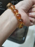 寶卡伊 珍藏級黃水晶手鏈男女情侶高品深橘色貔貅手鏈黃水晶手串送女友 珍藏級11.5-12MM帝王色 曬單實(shí)拍圖