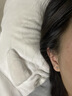 格心S925銀耳釘女雙子日韓百搭簡約小巧可愛時尚小清新星星養(yǎng)耳洞耳飾 小清新星星耳釘（一對） 曬單實拍圖