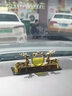 齊選汽車臨時(shí)停車牌車用挪車電話號(hào)碼牌車載移車牌車內(nèi)飾品香水?dāng)[件男 金色【送香水防滑墊】 曬單實(shí)拍圖