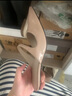 CHARLES&KEITH時(shí)尚尖頭粗跟穆勒鞋女生日禮物送女友CK1-61720118 Nude肉色 35 曬單實(shí)拍圖