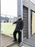 DIOULIFE棉衣男中長款潮流棉服外套男休閑潮牌冬季加厚工裝棉襖外套秋冬季 黑色 XL (推薦體重125-145斤) 曬單實(shí)拍圖