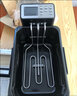 艾格麗（Aigoli）油炸鍋商用家用小型電炸鍋家庭雙缸控溫油炸鍋小深鍋多功能電炸鍋 4.5L分離式電炸鍋7K120 30cm 4.5L 曬單實(shí)拍圖