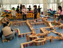 虎娃幼兒園積木大型搭建玩具實(shí)木木質(zhì)木頭單元建構(gòu)區(qū)材料清水大塊原木 加大636塊松木積木 曬單實(shí)拍圖