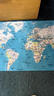 以舟世界地圖大鼠標墊鎖邊辦公電腦桌墊學(xué)習鍵盤(pán)筆記本男生臺式游戲 藍色地圖 80x30cm*2mm 曬單實(shí)拍圖