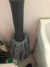 茶花（CHAHUA） 拖把免手洗自擰水旋轉(zhuǎn)拖把家用吸水懶人拖把擠水布線條地拖墩布 升級(jí)款拖把+替換拖頭 免手洗 曬單實(shí)拍圖