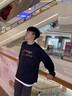 李寧（LI-NING） 衛衣男春秋季新款潮流秋裝圓領(lǐng)舒適寬松休閑情侶同款運動(dòng)套頭衫 黑色-大LOGO【春秋款 親膚舒適】 L /175(125-145斤) 曬單實(shí)拍圖