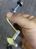 海科 拋竿輪子搖把海桿金屬搖輪折疊搖臂紡車輪搖把漁輪手柄漁具配件 優(yōu)質銀色小號 曬單實拍圖
