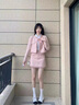 COMELY康莉小香風(fēng)瑪麗珍鞋女春季新款粗中跟拼接軟底舒適單鞋 米白色/黑色 36 曬單實(shí)拍圖