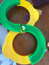 开心玛特儿童88轨道球专注力训练家用幼儿园感统训练器材八八手眼协调玩具 88轨道绿黄（送5球） 实拍图