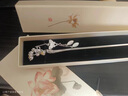 千寶萊十二花神s925銅鍍銀古風(fēng)步搖發(fā)簪女漢服頭飾盤(pán)發(fā)高級感禮物 六月荷花雙色【純潔忠貞】 曬單實(shí)拍圖