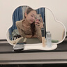 飛旺藤達鏡子家用臺式桌面ins風大號純實木化妝鏡臥室女梳妝臺簡約梳妝鏡 實木云朵款-暖白色-大號 高清成像 破損包賠 曬單實拍圖