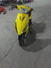 杰帆（JF）踏板摩托车125cc鬼火一代摩托车外卖踏板车燃油车助力车可上牌 黄色 标准款 实拍图