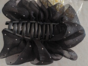 丹琴蕾絲泡泡羽毛抓夾女發(fā)卡大號發(fā)夾子后腦勺盤(pán)發(fā)顯發(fā)量2023新款頭飾 （網(wǎng)紗黑） 云朵泡泡（滿(mǎn)天星） 曬單實(shí)拍圖