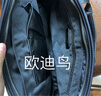 歐迪鳥(niǎo)（ODYBIRD）男士手提包休閑商務(wù)公文包男帆布包防水牛津布包男包大容量電腦包 黑色中號14英寸-38*10*28cm 中包 曬單實(shí)拍圖