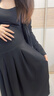 孕尚孕婦裝裙子春秋季小個(gè)子孕媽時(shí)尚托腹A字裙孕中晚期不顯懷半身裙 黑色 XL 曬單實(shí)拍圖