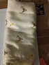 琴怡絲巾女年輕燙金小鹿棉麻圍巾女春秋冬季長款薄絲巾韓版百搭時尚洋 小鹿-米白色 曬單實(shí)拍圖