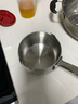 ChockMen卓德銘18/10三層鋼家用寶寶輔食脹型多用小奶鍋12cm無鍋蓋 12cm雍華單柄奶鍋 曬單實(shí)拍圖