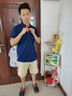 鑫俊達業(yè)企業(yè)員工工衣定制t恤夏polo定做工作服短袖男廠服廣告衫印字LOGO HJ-1878#藏藍色【長絨棉】 2XL 曬單實拍圖