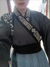 川隼漢服男成人武俠風(fēng)古裝書生公子俠客書生中國風(fēng)學(xué)生班服表演服 歸園藍(lán) XL 曬單實(shí)拍圖