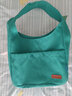 唧丘哇賣(mài)包的楊雪球大容量包包湖水綠手拎包大學(xué)生上課裝書(shū)單肩帆布包女 藍綠色 單包(無(wú)掛件) 曬單實(shí)拍圖