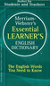 英文原版 麥林韋氏基礎英語詞典 Merriam Webster's Essential  英英字典 曬單實拍圖