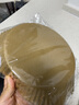 摩登主婦空氣炸鍋專用紙家用烤箱烘焙吸油紙一次性食品級硅油紙盤 空氣炸鍋紙盤50個裝原木色 曬單實拍圖