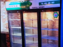 英臣 展示柜冷藏保鲜立式冰柜商用冰箱饮料超市冷柜水果厨房陈列柜直冷风冷大容量 白色单门 直冷 实拍图