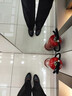 路施南黑色小皮鞋女酒店真皮工作鞋女久站不累空姐鞋圓頭職業(yè)鞋粗跟工鞋 黑色3.5cm(標(biāo)配:單里821 34 曬單實(shí)拍圖