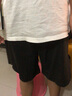她風(fēng)采初中生高中生短褲中褲夏天穿的冰絲運動(dòng)短褲女夏季薄款高腰顯瘦休 黑色純色短褲 M 建議80-105斤 曬單實(shí)拍圖