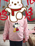 史努比（SNOOPY）兒童衛(wèi)衣男女春秋潮款新款純棉寶寶衣服帥氣寬松休閑上衣童裝 衛(wèi)衣-粉色-zz西餐 150 曬單實(shí)拍圖