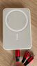 蘋(píng)果磁吸充電寶Magsafe無(wú)線(xiàn)3C認證移動(dòng)電源適用iPhone16/15/14/13/12promax外接電池便攜小巧 雪域白丨20W快充丨低溫快充丨MagSafe磁吸 5000mAh 曬單實(shí)拍圖