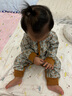 Shining Moment嬰兒衣服春季新生兒衣服薄長(zhǎng)袖連體衣男女寶寶純棉春秋爬服美拉德 米蘭秋日 80cm 曬單實(shí)拍圖