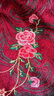 俞兆林（YUZHAOLIN）中老年人春秋款外套小個(gè)子?jì)寢屟b夾克奶奶衣服老太太唐裝繡花上衣 FN22325116 紅色春秋款【上衣】 2XL【建議110-130斤左右】 曬單實(shí)拍圖