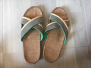 碩牌亞麻拖鞋5306出口品質(zhì)戶(hù)外拖鞋透氣吸汗加厚底防滑大碼簡(jiǎn)約 麻灰色 38 曬單實(shí)拍圖