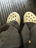 crocs卡駱馳檀健次同款小鯨魚洞洞鞋|206302 骨白色-2Y2 37/38(240mm) 曬單實(shí)拍圖